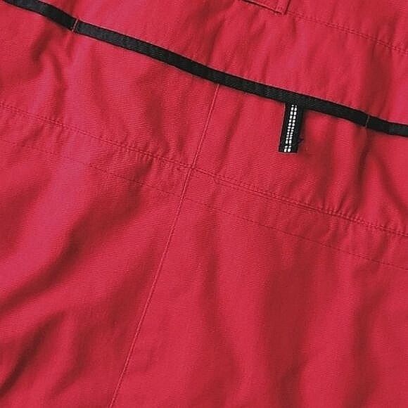 Vtg red half zip hooded pullover ski jacket - Picture 13 of 16
